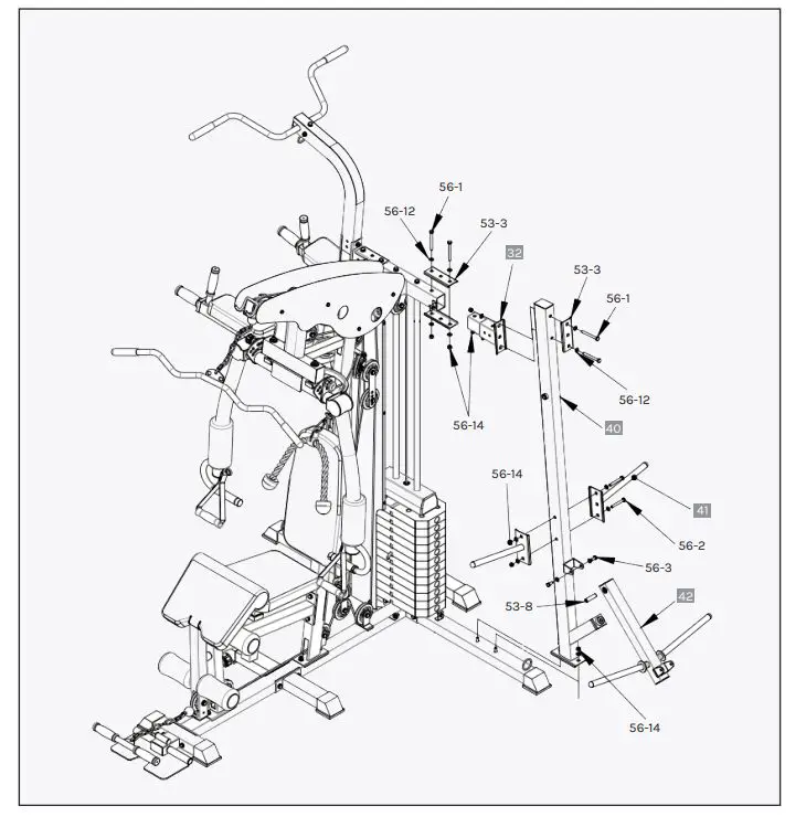 CORTEX GS7 Multi Station Home Gym - 15