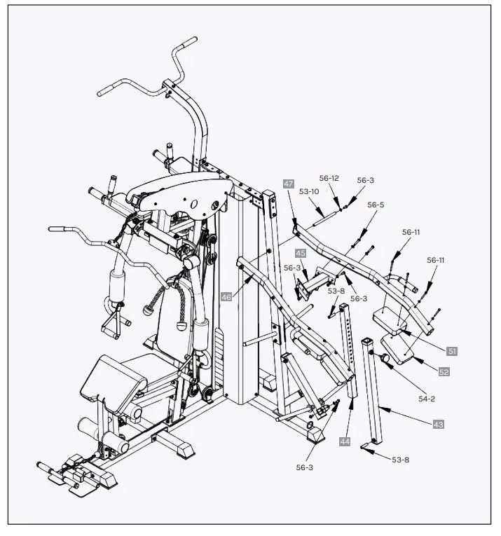 CORTEX GS7 Multi Station Home Gym - 16