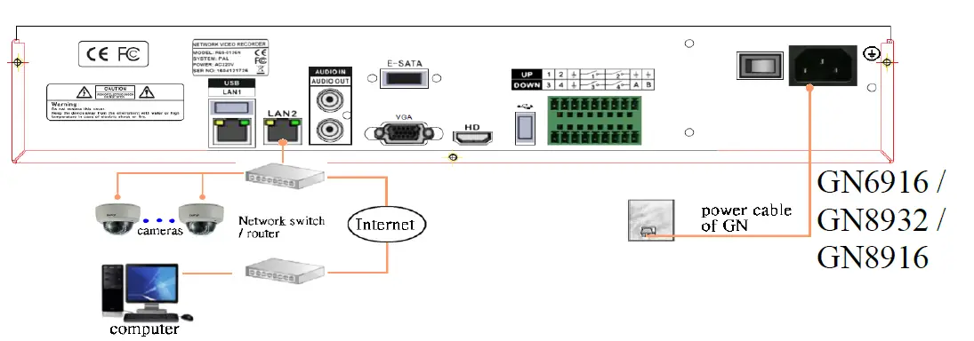 TeleEye GN6608 HD Digital Video Recorder 10