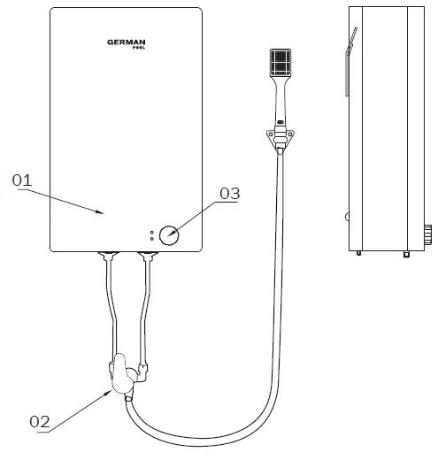 GERMAN-GPN-4SSL-Rapid-Fast-Flow-Electric-Water-Heater-fig-2
