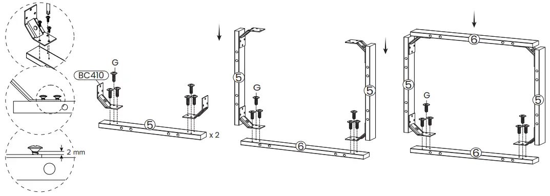 Swiss Madison SM-BV664 Classe 30 Inch Bathroom Vanity In Oak - Assemble Leg Frame