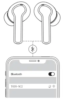 TOZO NC2 TWS ANC Earbuds -2