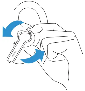 TOZO NC2 TWS ANC Earbuds -warning