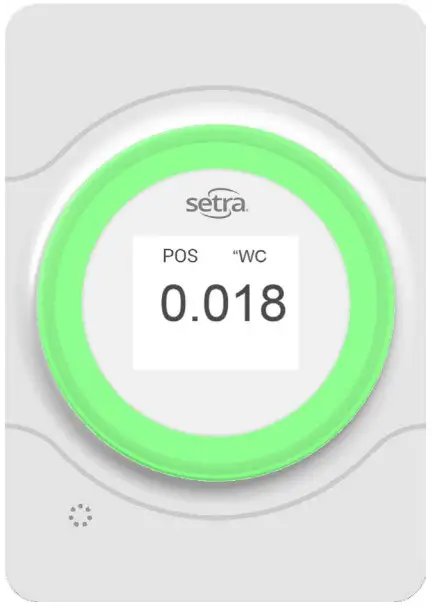 Setra Lite Visual Room Pressure Monitor