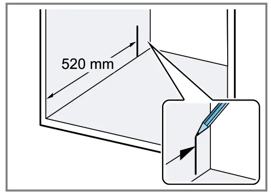 Gaggenau WS061102 Fully Integrated Warming Drawer - Fitting tilt protection