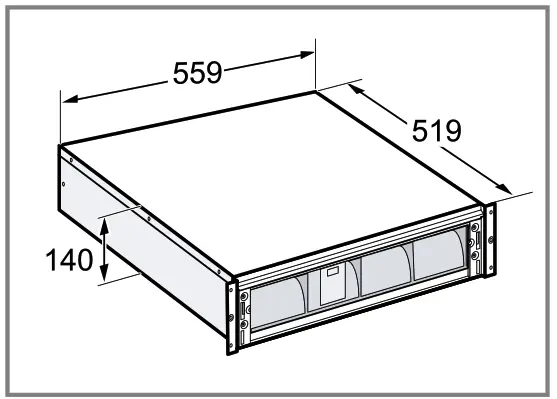 Gaggenau WS061102 Fully Integrated Warming Drawer - dimensions
