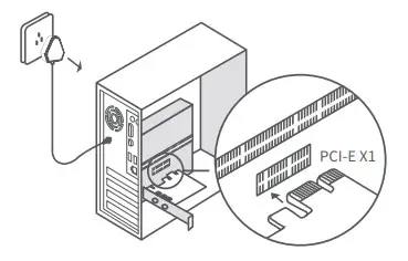 Tenda AX3000 Wireless PCI Express Adapter - Hardware 2