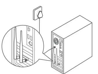 Tenda AX3000 Wireless PCI Express Adapter - Hardware 4