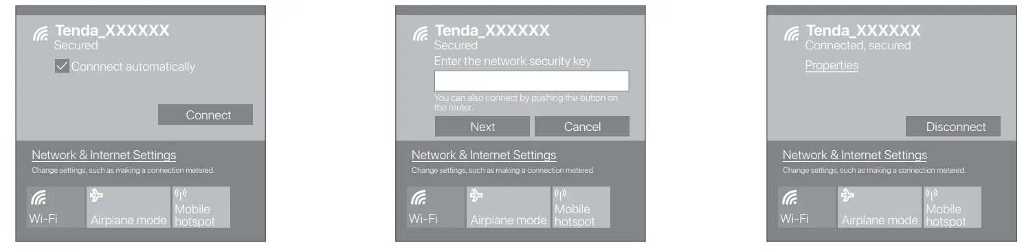 Tenda AX3000 Wireless PCI Express Adapter - WiFi network