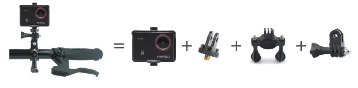 AKASO EK7000 Pro Action Camera - MOUNTING YOUR CAMERA 1