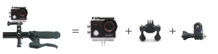 AKASO EK7000 Pro Action Camera - MOUNTING YOUR CAMERA 4