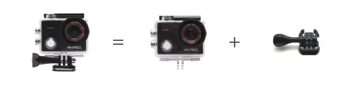 AKASO EK7000 Pro Action Camera - MOUNTING YOUR CAMERA1