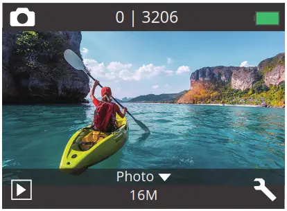 AKASO EK7000 Pro Action Camera -OVERVIEW OF MODES 2