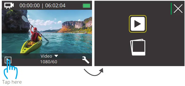 AKASO EK7000 Pro Action Camera - VIEWING VIDEOS AND PHOTOS ON YOUR EK7000 Pro1
