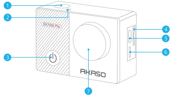AKASO EK7000 Pro Action Camera -YOUR EK7000 PRO