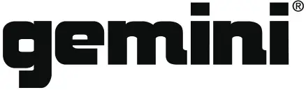 gemini GSYS-4000 Dual 12 Bluetooth Party -- logo