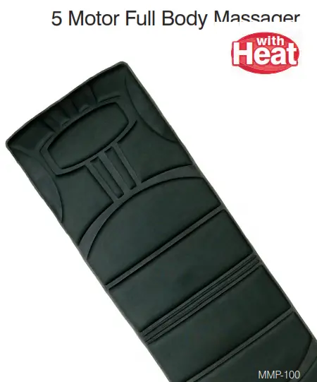 Homedics MM-P100 5 Motor Full Body Massager with Heat Instruction - body massanger