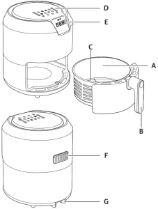 Tefal EY401D27 Easy Fry Deluxe Air Fryer- overview