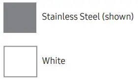 SAMSUNG Fan Convection Electric Range NE63A6511SS - Available Colours