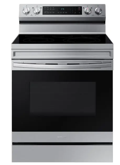 SAMSUNG Fan Convection Electric Range NE63A6511SS - overview