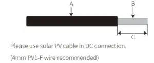 GOODWE XS series singlephase -DC connection 2