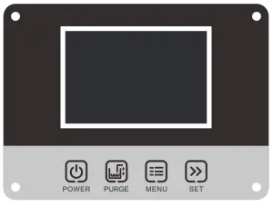 ALORAIR Storm Ultra Industrial Smart WiFi Commercial Dehumidifier - LCD Display Instructions