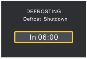 ALORAIR Storm Ultra Industrial Smart WiFi Commercial Dehumidifier - Main interface frosting status display 1