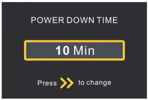 ALORAIR Storm Ultra Industrial Smart WiFi Commercial Dehumidifier - submenu interface display 5