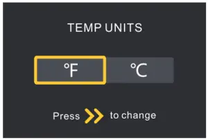 ALORAIR Storm Ultra Industrial Smart WiFi Commercial Dehumidifier - submenu interface display 7