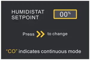 ALORAIR Storm Ultra Industrial Smart WiFi Commercial Dehumidifier - submenu interface display 8