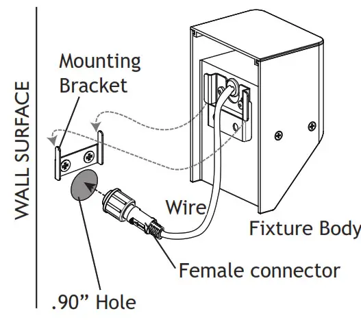 AMP Lighting ASDL-2014-B-BZ Solar Landscape Lighting- Fixture Body
