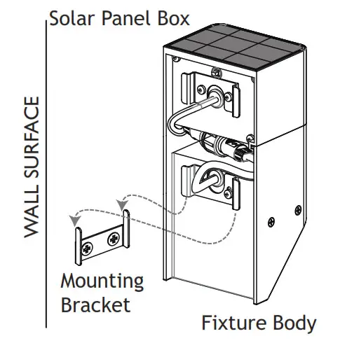AMP Lighting ASDL-2014-B-BZ Solar Landscape Lighting- Mounting Bracket 2