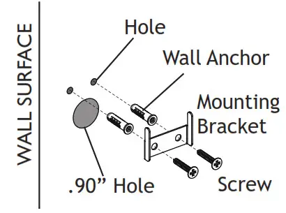 AMP Lighting ASDL-2014-B-BZ Solar Landscape Lighting- Mounting Bracket 3