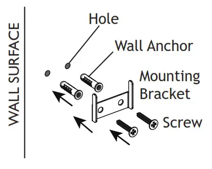AMP Lighting ASDL-2014-B-BZ Solar Landscape Lighting- Mounting Bracket
