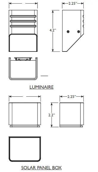 AMP Lighting ASDL-2014-B-BZ Solar Landscape Lighting