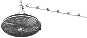 allen roth L1120H WH Valdosta Ceiling Fan