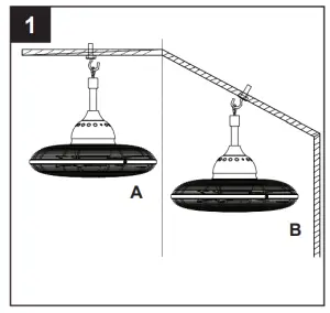 allen roth L1120H WH Valdosta Ceiling Fan - ASSEMBLY INSTRUCTIONS 1