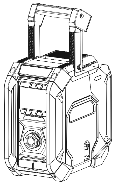 makita MR007G Job Site DAB Bluetooth Radio