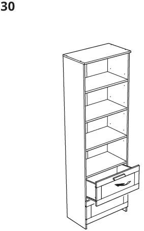 IKEA 903.012.25 BRIMNES Bookcase Fig22