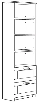 IKEA 903.012.25 BRIMNES Bookcase Product