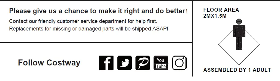 COSTWAY HY10013 Childrens Desk and Chair fig 1