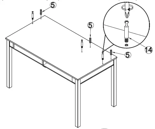COSTWAY HY10013 Childrens Desk and Chair fig 13