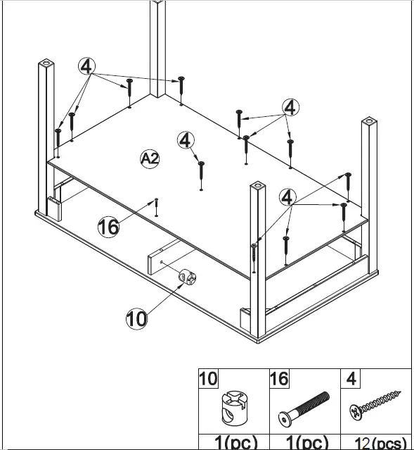 COSTWAY HY10013 Childrens Desk and Chair fig 8