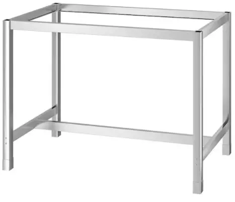 IKEA UTBY Underframe Stainless Steel 120x60x90cm