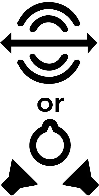 Speakers rear left-right