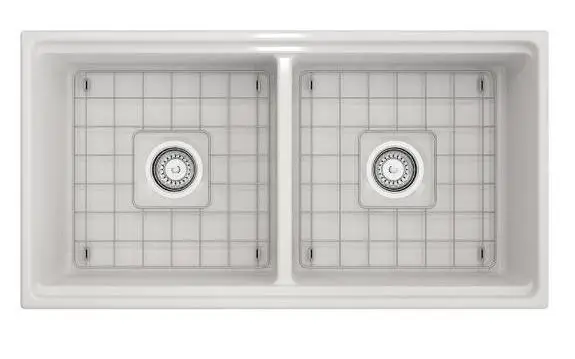 BOCCHI 1349-XXX-0120 Fireclay Apron Front Kitchen Sinks PRO