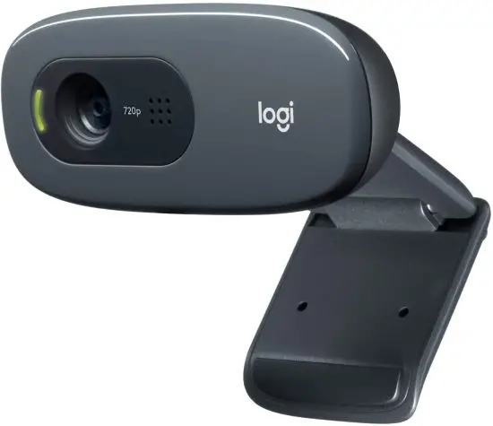 logitech C270 HD Webcam 7Mic20p Video with Noise Reducing