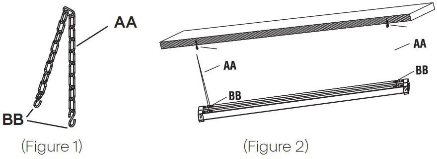 atomi smart AT1351 Smart WiFi 4ft. LED Shop Light - Installation 3