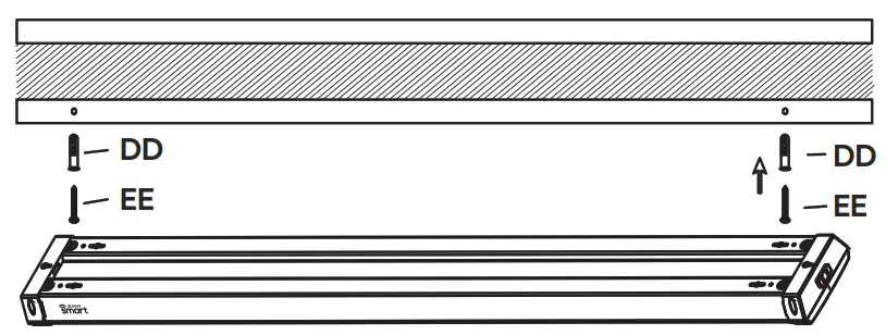 atomi smart AT1351 Smart WiFi 4ft. LED Shop Light - Installation 5