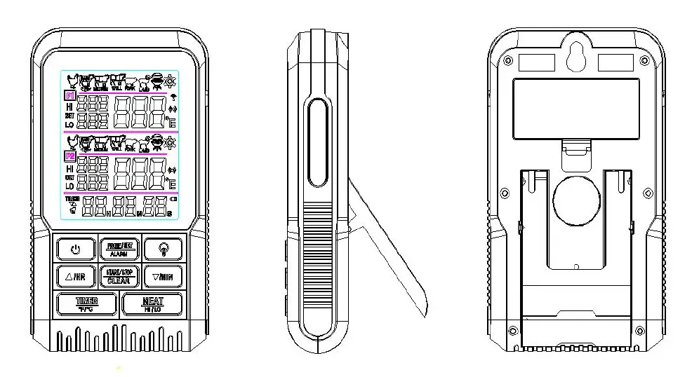 ThermoPro-TP-26-Remote-Food-Thermometer-with-Dual-Probes 1